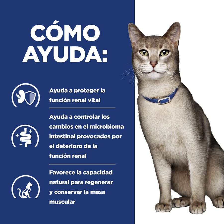 12 sobres x 85 g Hill's Prescription Diet Kidney Care k/d Pollo sobre para gatos, , large Imagen numero 3